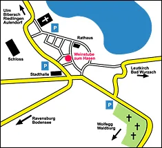 Anfahrt Weinstube Hasen Bad Waldsee